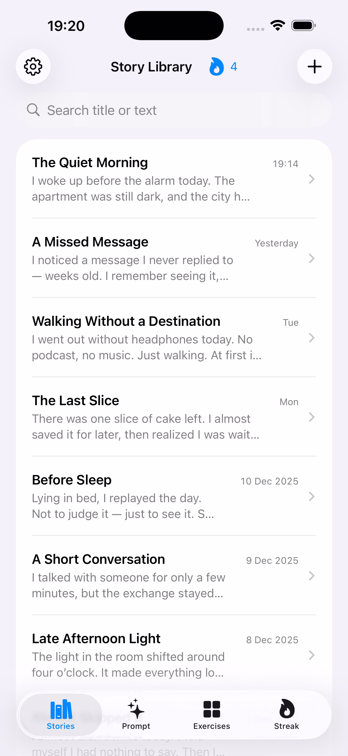 Storyli app screenshot
